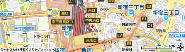和牛焼肉 土古里 新宿NOWAビル店周辺の地図