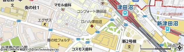 売るナビＬｏｈａｒｕ津田沼店周辺の地図