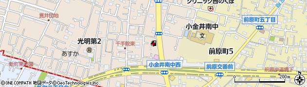 ａｐｏｌｌｏｓｔａｔｉｏｎセルフさくら小金井ＳＳ周辺の地図