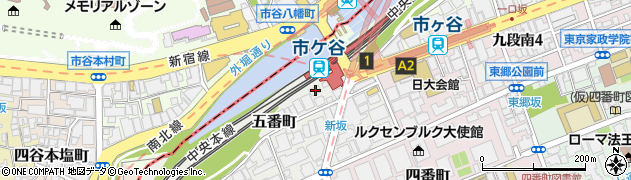 東京都千代田区五番町2-4周辺の地図