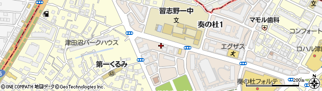 サイクルベースあさひ　津田沼店周辺の地図