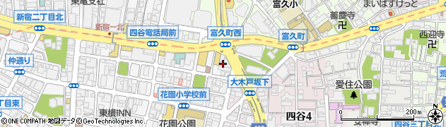 東京都新宿区新宿1丁目26周辺の地図