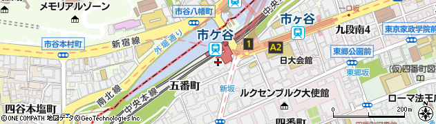東京都千代田区五番町2-3周辺の地図