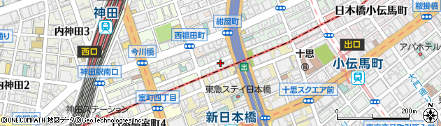 東京都千代田区神田美倉町周辺の地図