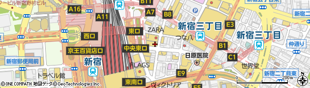 買取エージェント　新宿店周辺の地図