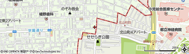 東京都国立市東3丁目19-19周辺の地図