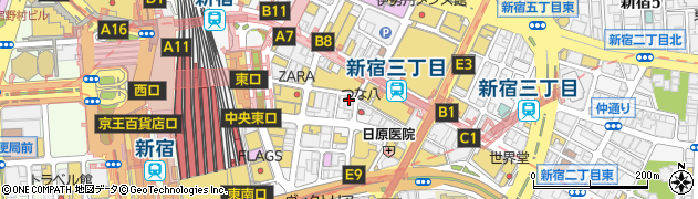 船橋屋 本店周辺の地図