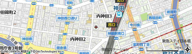 油そば 春日亭 神田店周辺の地図