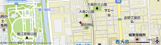 株式会社白洋舎　江東営業所周辺の地図