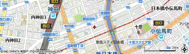 東京都千代田区神田西福田町2周辺の地図