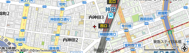 マルトクチケット　神田西口店周辺の地図