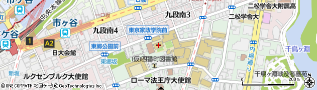 東京家政学院高等学校周辺の地図