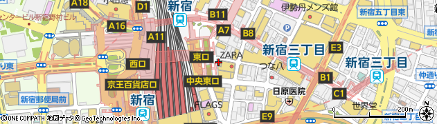 株式会社河内時計店　事務所周辺の地図