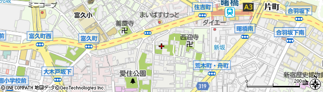 東京都新宿区愛住町20周辺の地図