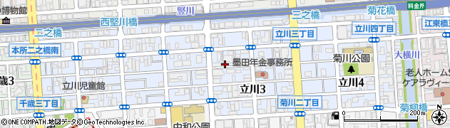 東京都墨田区立川周辺の地図