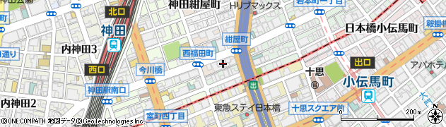 東京都千代田区神田西福田町周辺の地図