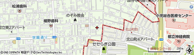 東京都国立市東3丁目19-11周辺の地図