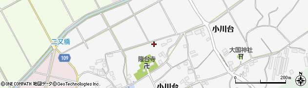 千葉県横芝光町（山武郡）小川台周辺の地図