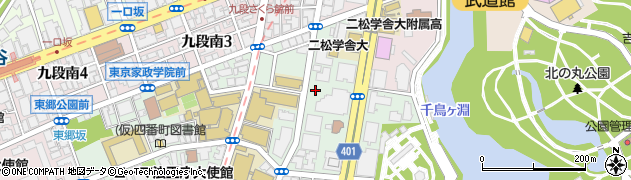 東京都千代田区三番町周辺の地図