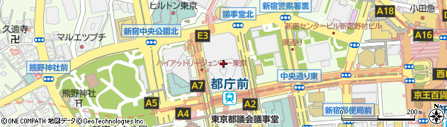 株式会社シーエーシー　東京本社周辺の地図