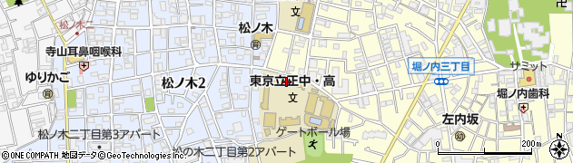東京立正短期大学　同窓会周辺の地図