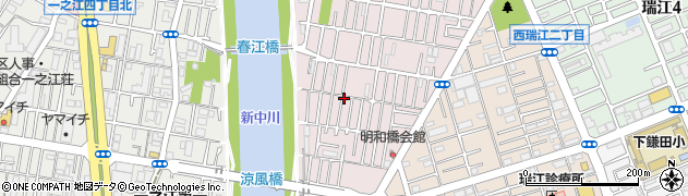 東京都江戸川区春江町3丁目周辺の地図