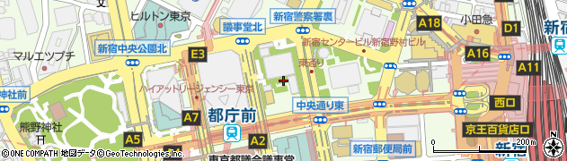 新宿三井ビルクリニック分院周辺の地図