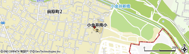 小金井市立南小学校周辺の地図