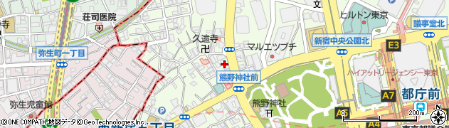 ココカラファイン薬局西新宿5丁目店周辺の地図