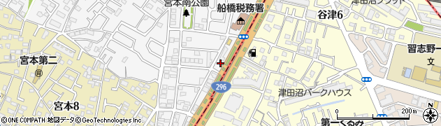 松屋 東船橋店周辺の地図