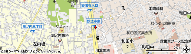 杉並和田郵便局周辺の地図