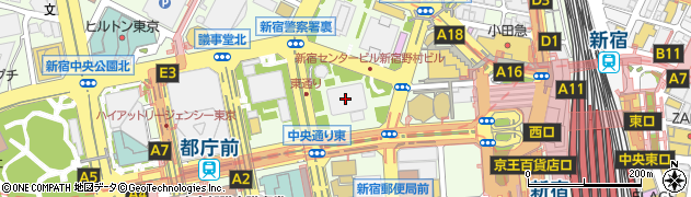新宿センタービル商店会周辺の地図