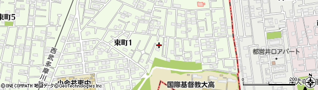 東京都小金井市東町1丁目18-7周辺の地図