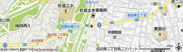 善福寺川緑地公園周辺の地図