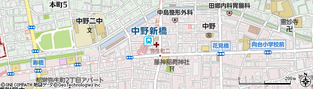 松乃家 中野新橋店周辺の地図