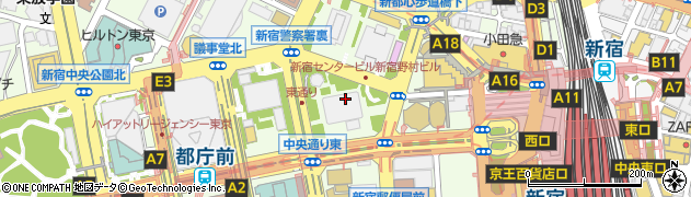 大成建設株式会社　東京支店周辺の地図