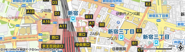 株式会社タカノフルーツパーラー　本店総務周辺の地図