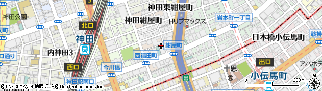 東京都千代田区神田紺屋町周辺の地図