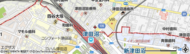 RAJA 津田沼店周辺の地図