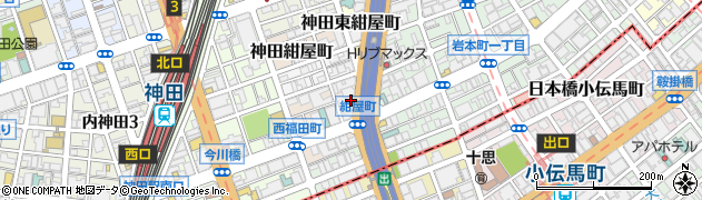 東京都千代田区神田紺屋町12周辺の地図