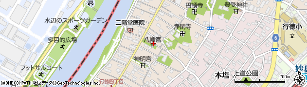 千葉県市川市本行徳25周辺の地図