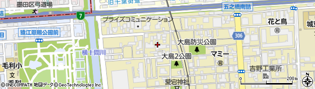 東京都江東区大島2丁目10周辺の地図