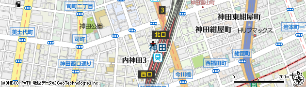 ほうきぼし＋ 神田店周辺の地図