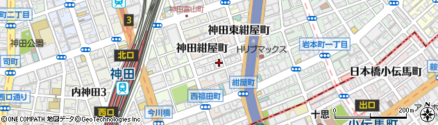東京都千代田区神田北乗物町8-1周辺の地図