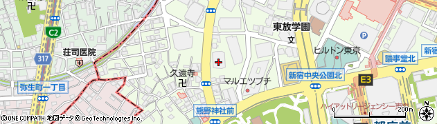 コンシェリア西新宿タワーズウエスト周辺の地図