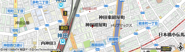 東京都千代田区神田紺屋町28-1周辺の地図