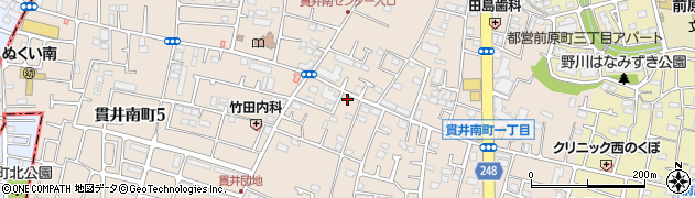 給湯器の修理サービス２４小金井貫井南町店周辺の地図