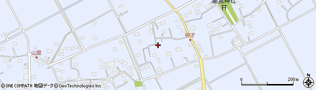 千葉県匝瑳市平木周辺の地図