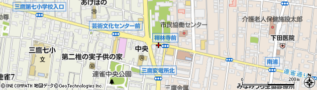 武蔵野進学セミナー　三鷹教室周辺の地図