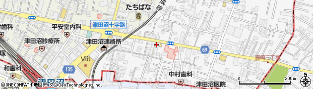 ビ・ハウス津田沼店周辺の地図